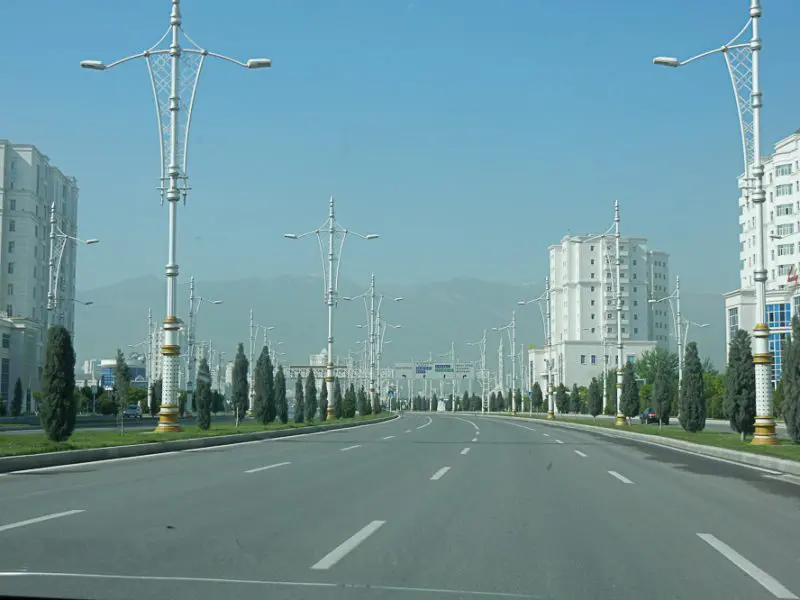 Empty Streets of Ashgabat