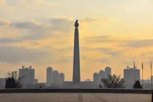 Juche Tower, Pyongyang, North Korea