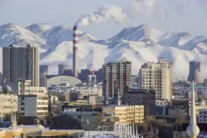 Urumqi skyline