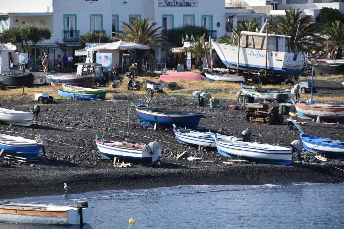 Fishing Boats on Stromboli