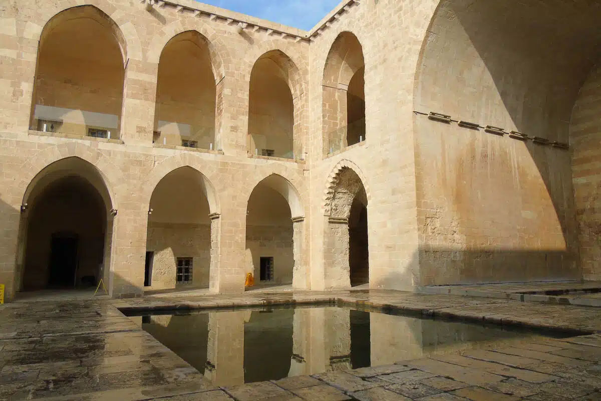 Courtyard of the El Ceseri Museum