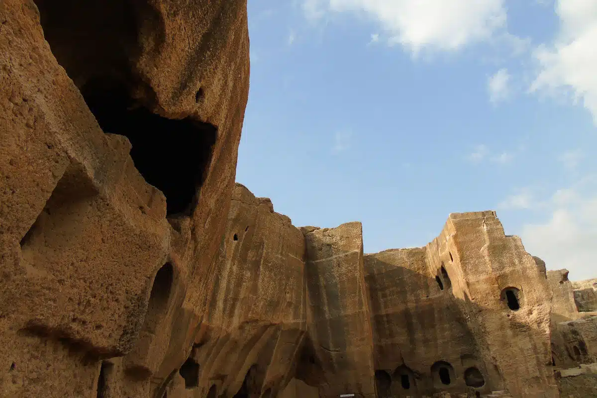 Rock Walls at Dara Ancient City