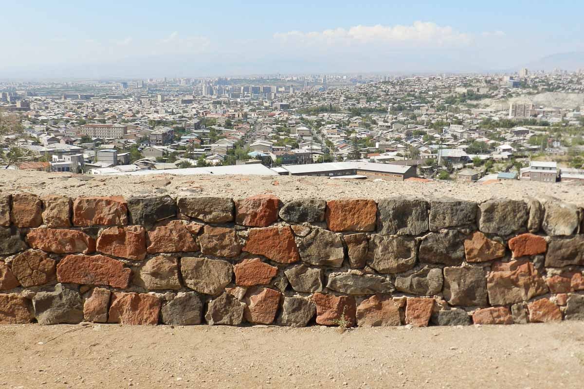 View of Yerevan from Erebuni Fortress